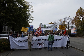Demo gegen TTIP in Weilheim Bild1