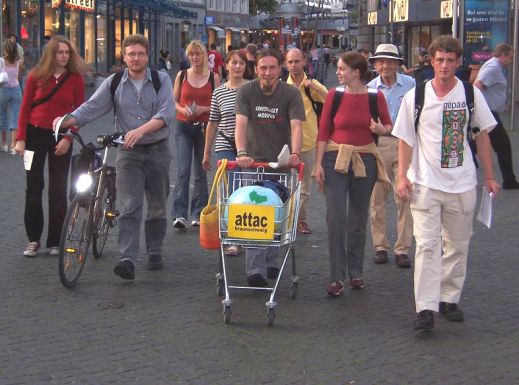 Foto zur globalisierungskritischen Stadtführung