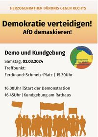 Demo-Plakat 