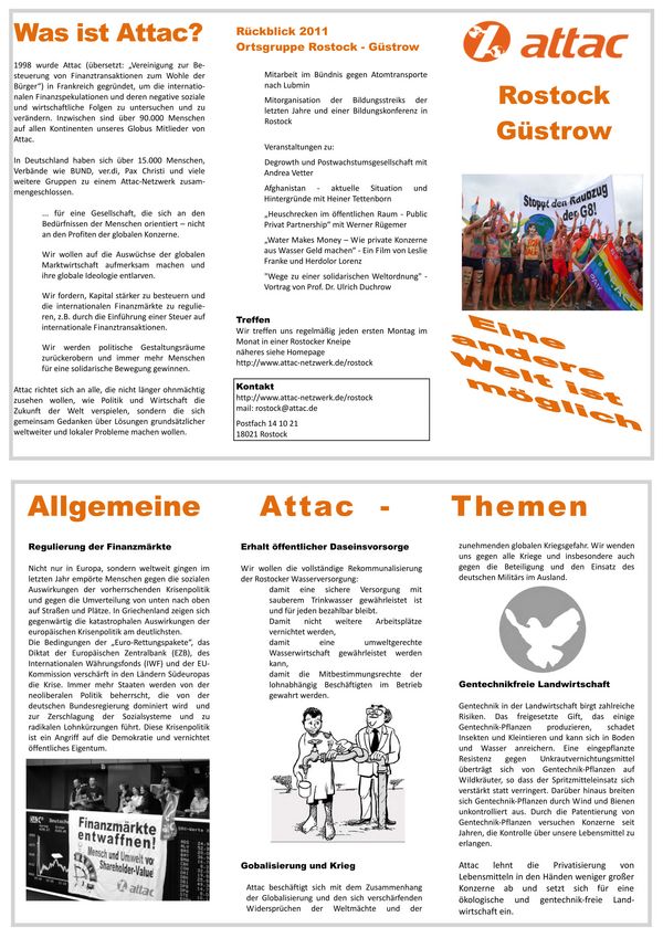 Attac HRO-GUE Flyer