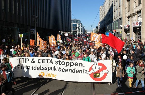 Demo gegen TTIP und CETA