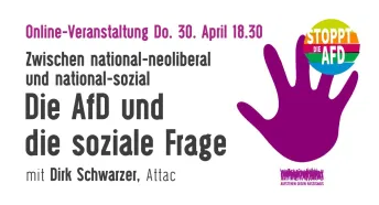 Veranstaltung: "Die AfD und die soziale Frage"