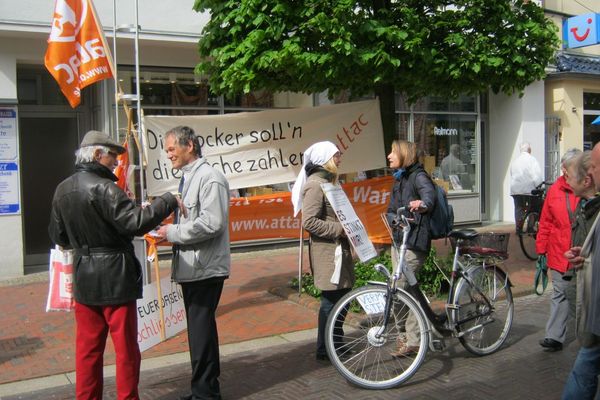 Strassenaktion in Norden, 12.Mai 2012