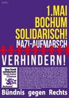 Plakat bzw. Aufruf, am 1. Mai 2016 den Aufmarsch der Nazis in Bochum zu verhindern