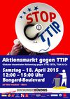 Attac Plakat Anti-TTIP am 18.4.2015