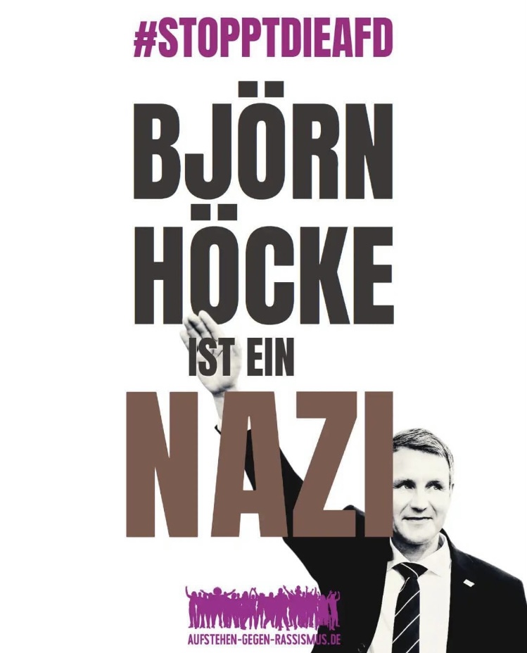 Symbolbild: "Björn Höcke ist ein Nazi!"