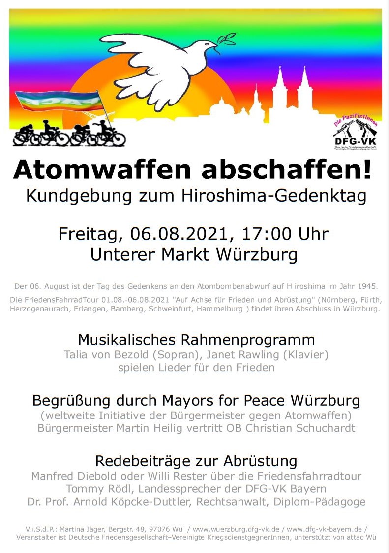 Plakat Würzburg